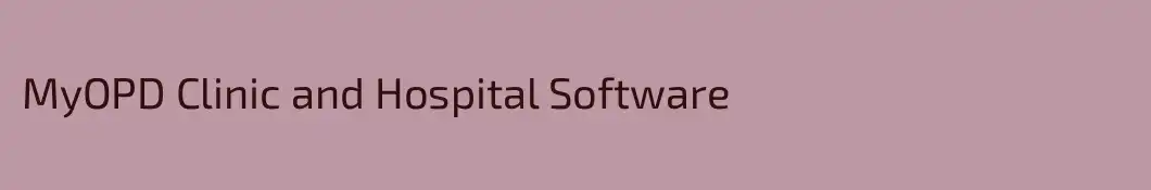 MyOPD Clinic and Hospital Software